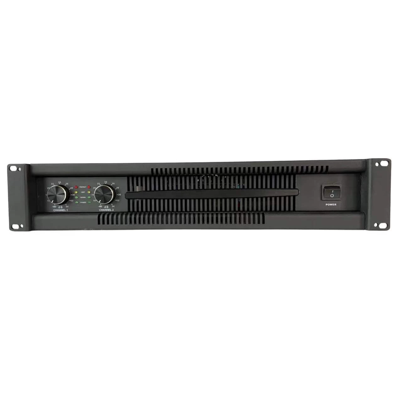 Фото Профессиональный цифровой усилитель VR1000 2000W 1U Hi-Fi 1000W, аудиоусилитель Pro Audio с DSP, 2-канальный усилитель класса D для сабвуфера №2