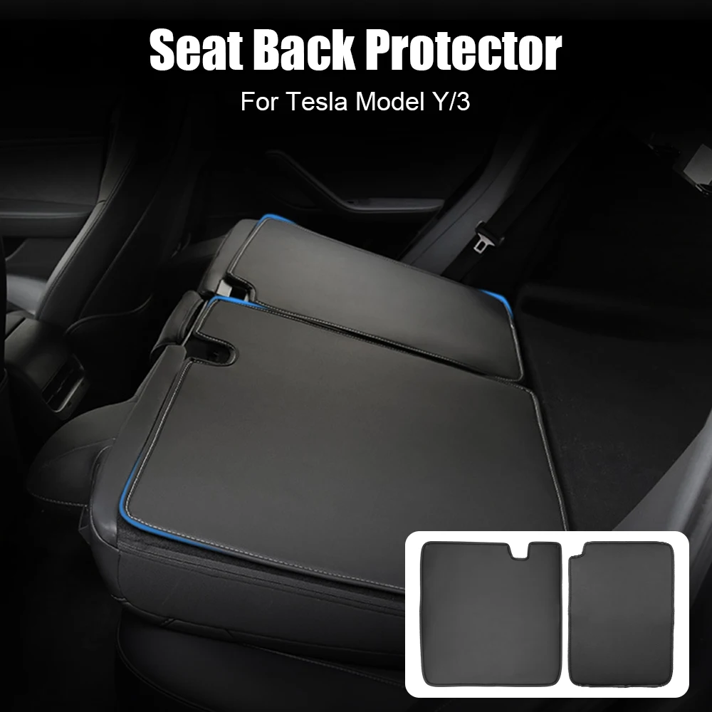 

Грязеотталкивающая подушка для багажника, отдельный дизайн, удобная защитная накладка, заднее сиденье, защита спинки для Tesla модели 3 Y