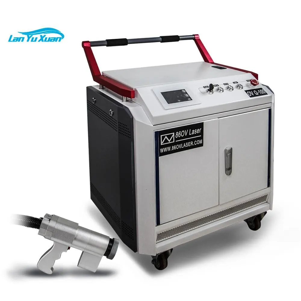 

Handheld portable fiber laser cleaning machine for rust metal mould