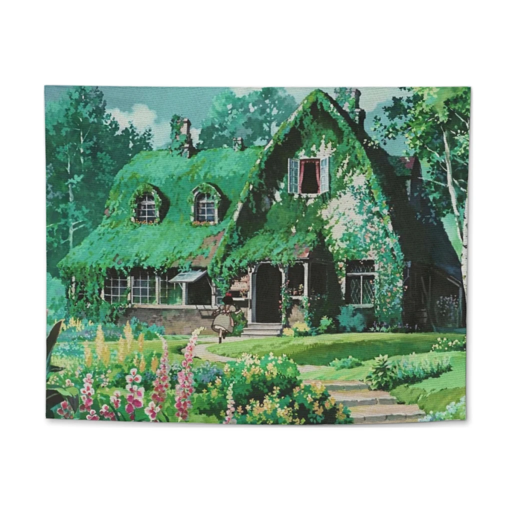 Гобелен из ткани с принтом ведьмы доставки настенная подвесная ткань для спальни