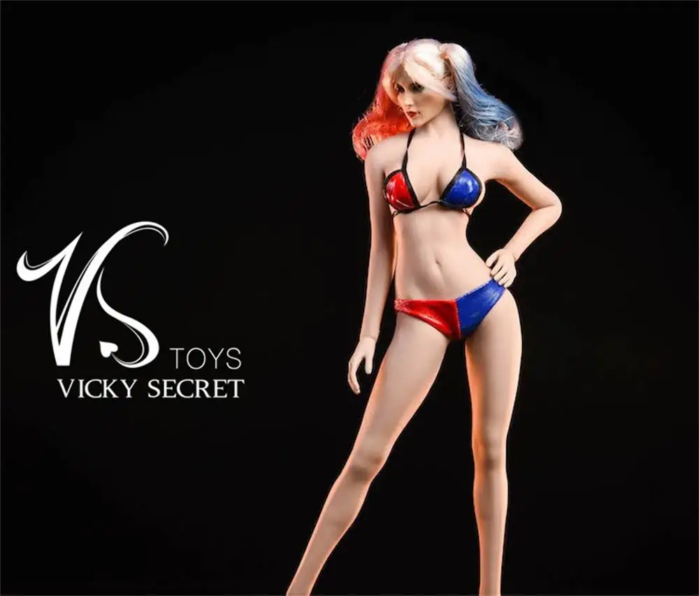 

VSTOYS 1/6 Сексуальное Женское бикини Harley Jokder клоун Квинн нижнее белье купальник без тела для 12 дюймов TBL PH S12D экшн-боди