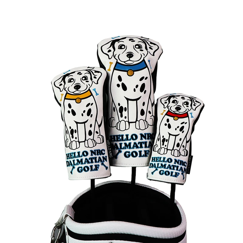 

Golf Headcover Cartoon Dalmatians design suitable Golf wooden With Adjustment Tag