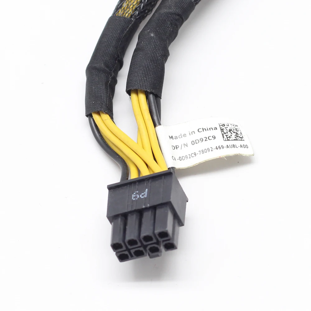 Силовой кабель D92C9 для прецизионной T3600, T3610, T5600, T5610, T5810, T7810, VGA, кабель для клавиатуры рабочей станции, 8-контактный, двойной, 6-контактный шнур питания 0D92C9