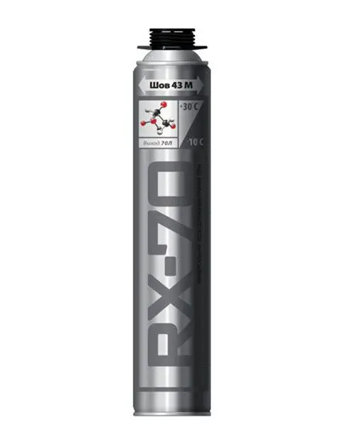 Пена пистолетная RX-70 всесезонная (1020гр) |