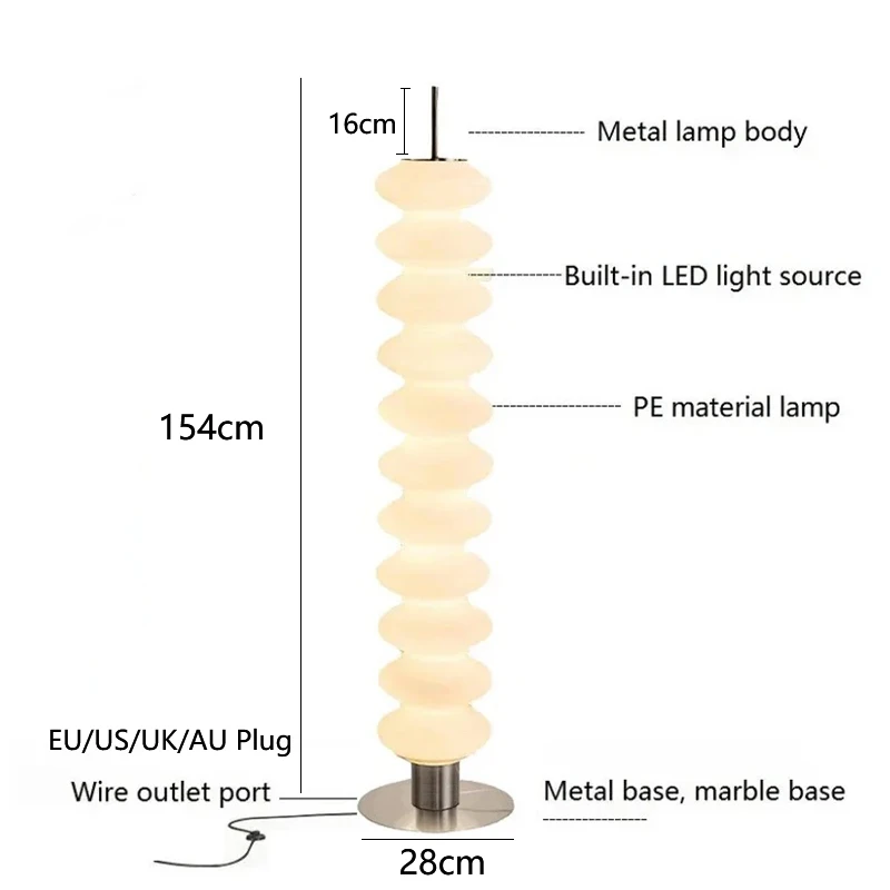 

Современная подставка для лампы в виде тыквы, датские дизайнерские торшеры для гостиной, спальни, дивана, угловой торшер, домашний декор, настольная лампа