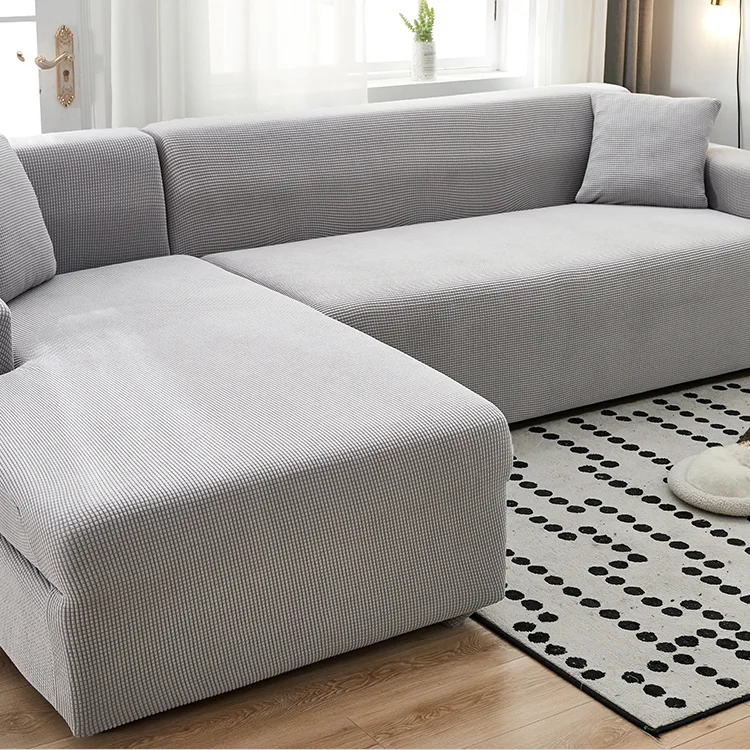 

Simple Thick Sofa Cover Stretch Fabric All Inclusive Universal Nordic Sofa Cover Soft Four Seasons Funda Sofa Home Decor DG50SC