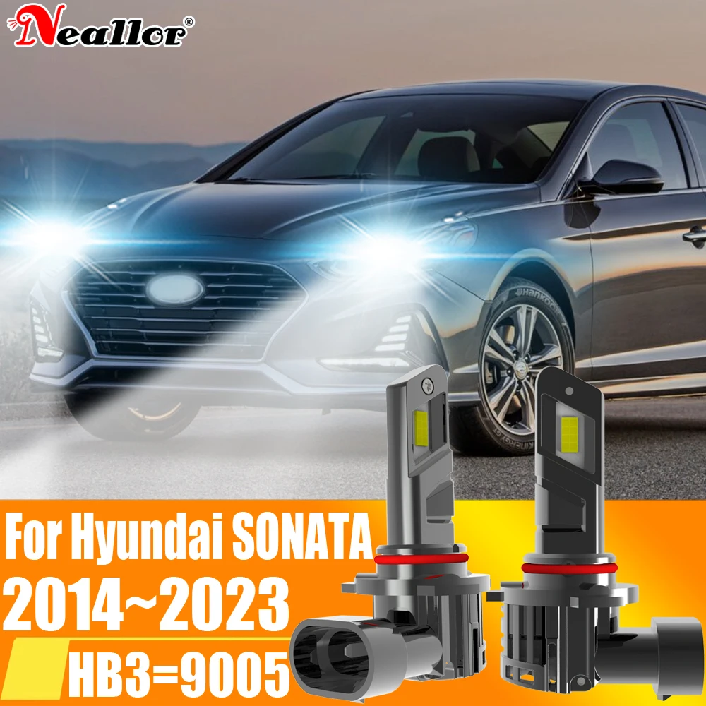 2x HB3 9005 светодиодная фара Canbu автомобильная лампа высокой мощности 6000K ксеноновая