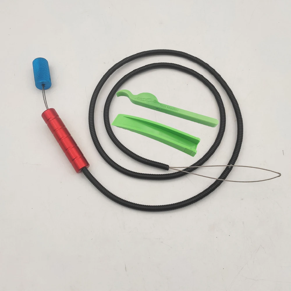 

1M Auto Door Open Tool Pull Rope Locksmith Tool Snake-shaped Soft Pull Rope With Green Tool Master Durable Nylon Wedge Crowbar