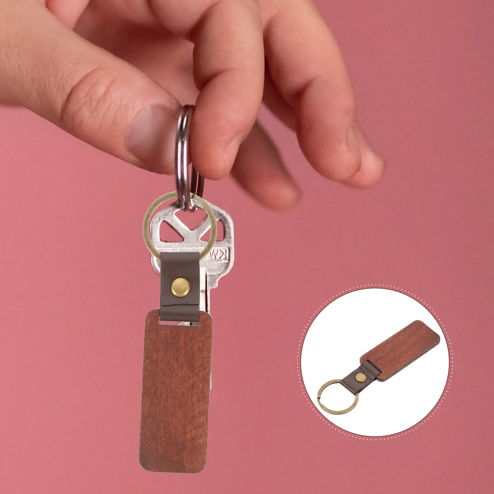 

Sawdust Unfinished Blank Keychain Wood Keychains Blanks Carving Keyring