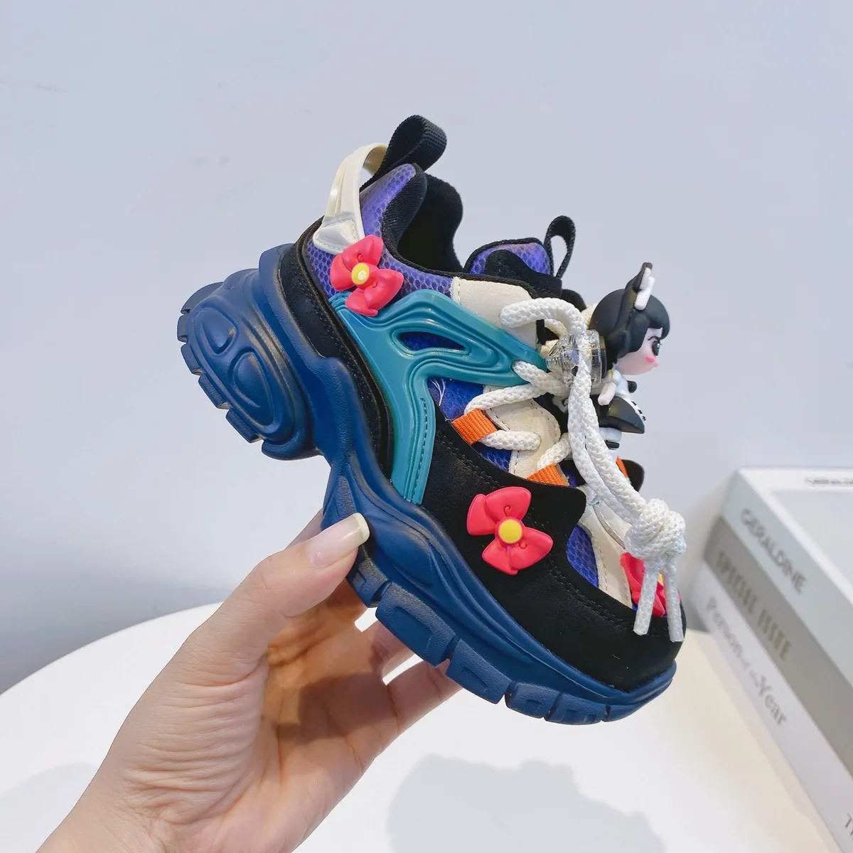 

2022 Autumn Kids Shoes for Girls Chunky Sneakers Boys Sports Shoes Lightweight Children's Walking Shoes Tenis Toddler Boy Shoes