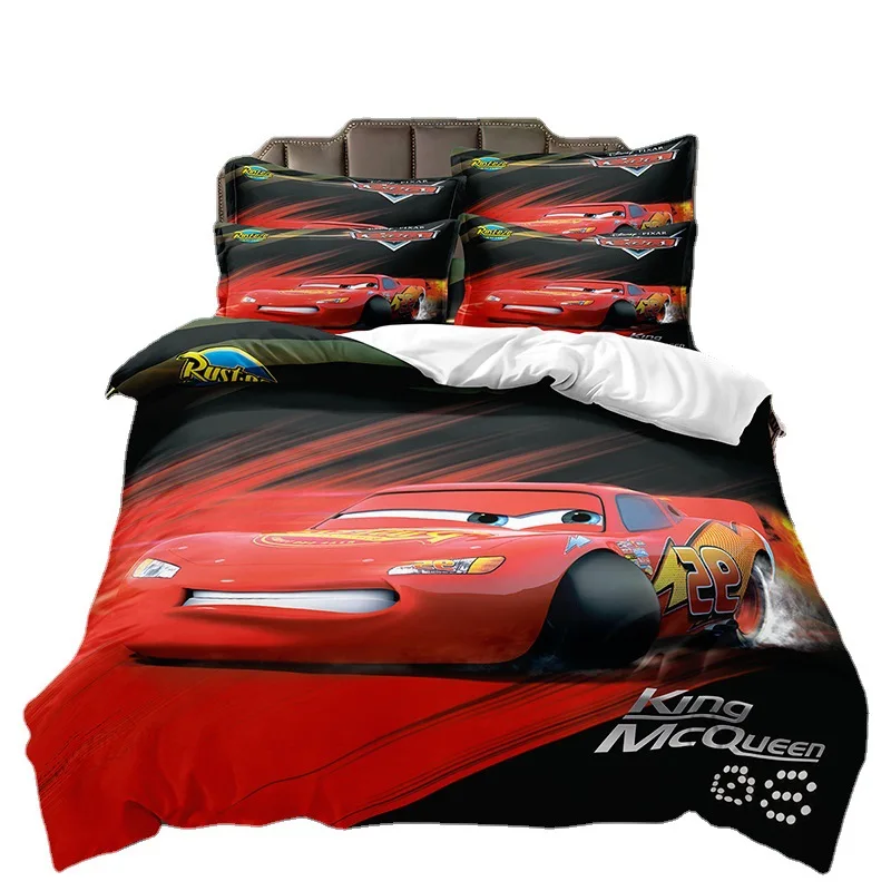 Комплекты постельного белья Disney Lightning McQueen пододеяльник с мультяшными машинками