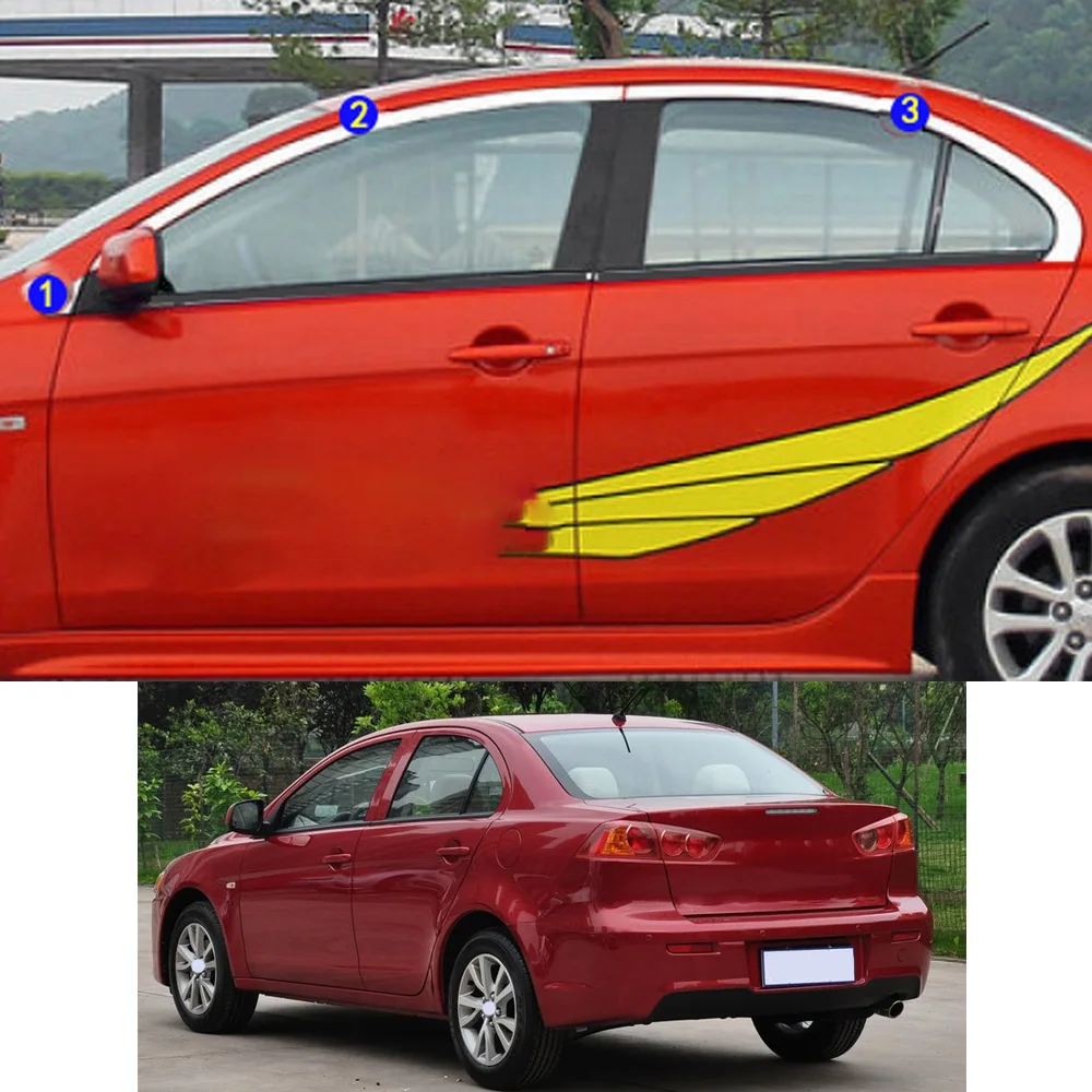 

Наклейка для Mitsubishi Lancer EX 2010, 2011, 2012, 2013, 2014, 2016