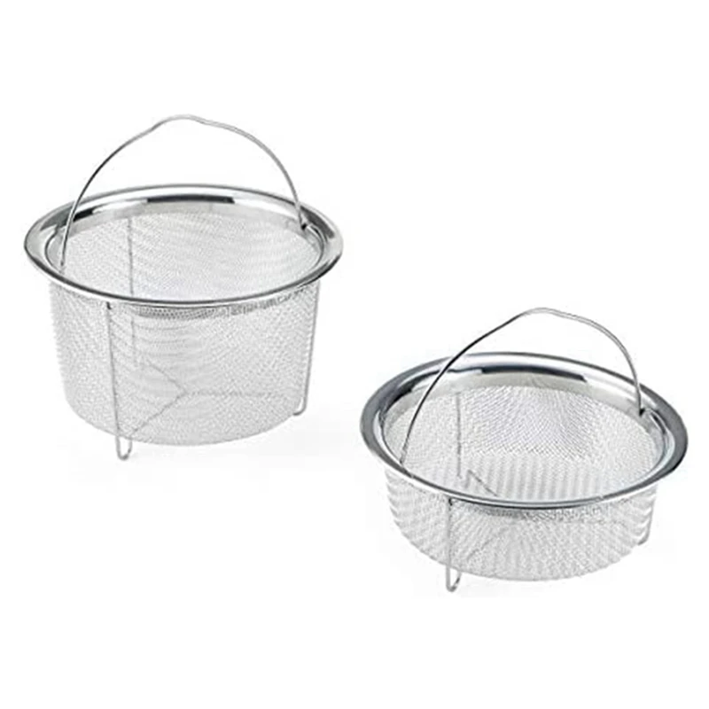 

SEWS-Portable Steamer Kitchen Multi-Functional Stainless Steel Fried Noodles Drain Basket Steaming Rack