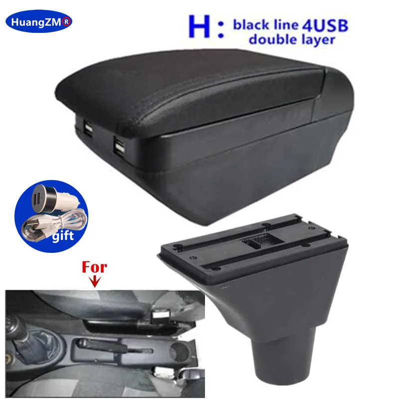 

Автомобильный Подлокотник Citroen Berlingo С Центральным Ящиком Для Хранения И USB-портом. Модификация Салона Из кожи/АБС-пла...