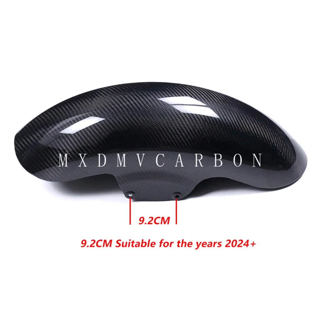 

Для моделей Harley Davidson Touring 2009-2025, выхлопное карбоновое переднее крыло мотоцикла для Harley, переднее крыло из настоящего углеродного волокна