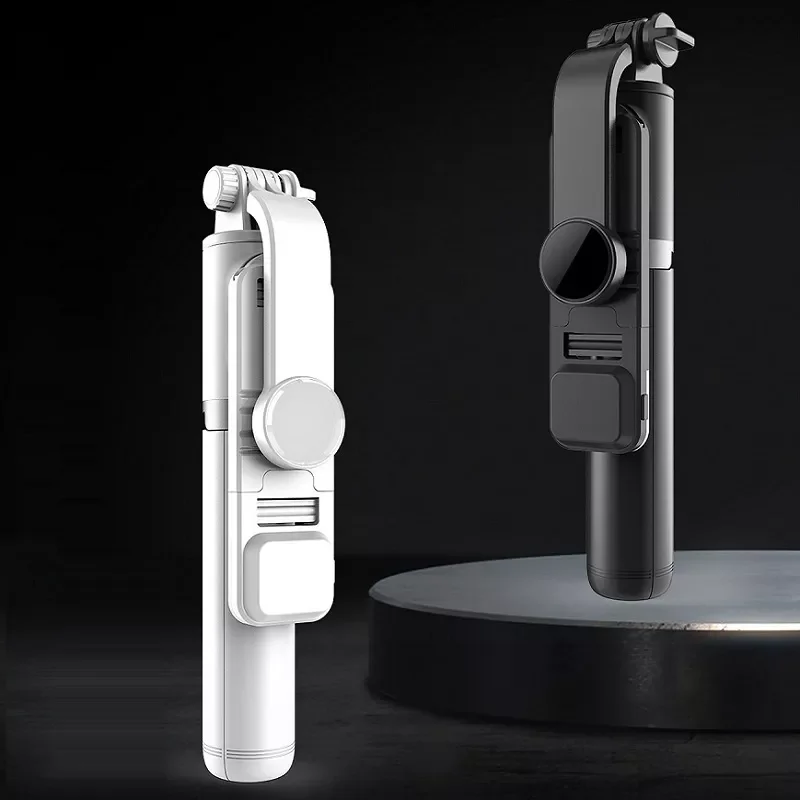 Bluetooth-compatible Selfie Stick Foldable Mini Tripod Shutter Remote Control for Ios