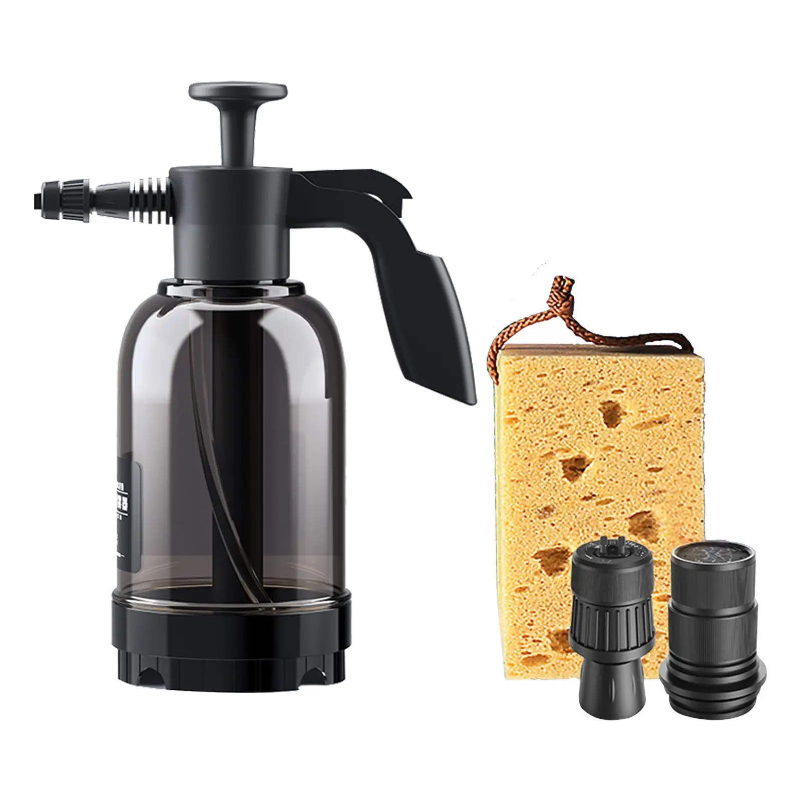 

2L Car Wash Foam Pressure Sprayer Hand Pressurized Auto Cleaning Equipment Watering Can Multifunction for Indoor Outdoor