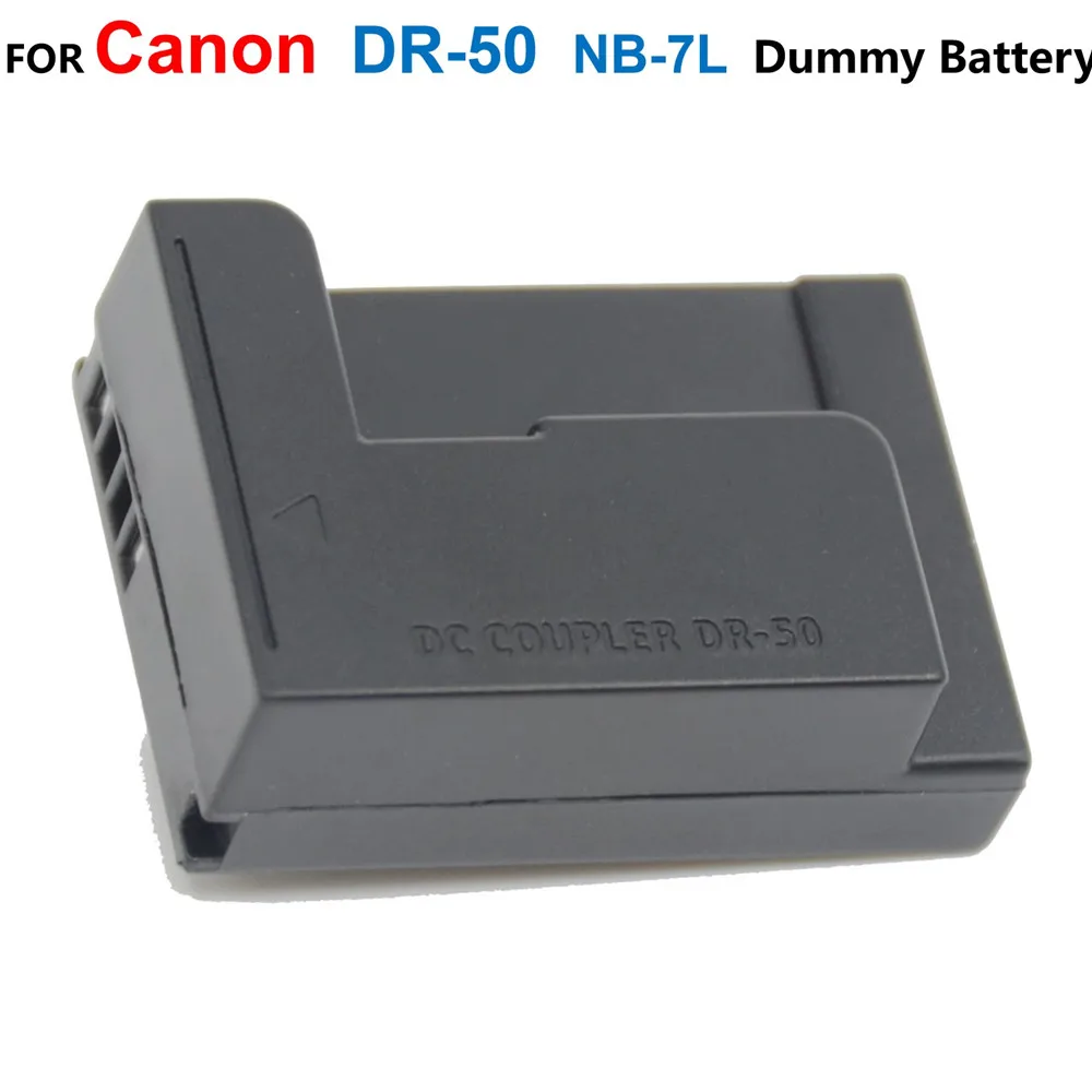 

DR-50 DR50 DC Coupler NB7L NB-7L Dummy Battery For Canon Digital Cameras PowerShot G10 G11 G12 SX30 IS SX30IS SX Series
