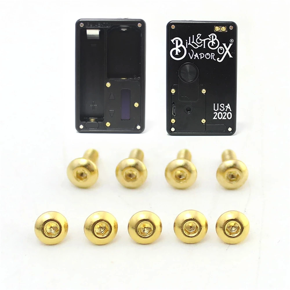 Золотистые винты SXK style 9 шт. для заготовки V4 коробка BB золотистые аксессуары из