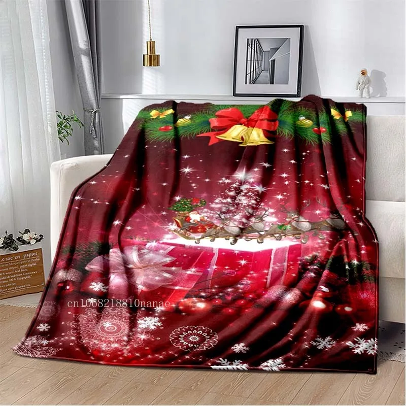 

Фланелевое Одеяло с надписью "Merry Christmas", "Рождественская елка", "подарок Санта-Клауса", удобное мягкое флисовое покрывало, рождественский подарок для семьи "Снеговик"