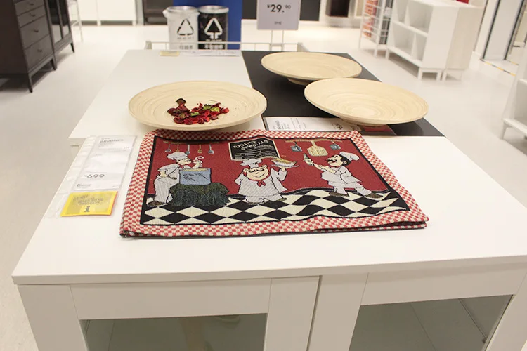 

5 шт./лот персональные украшения, подстилка для шеф-повара, украшение для журнального столика, аксессуары для украшения дома, Современная по...