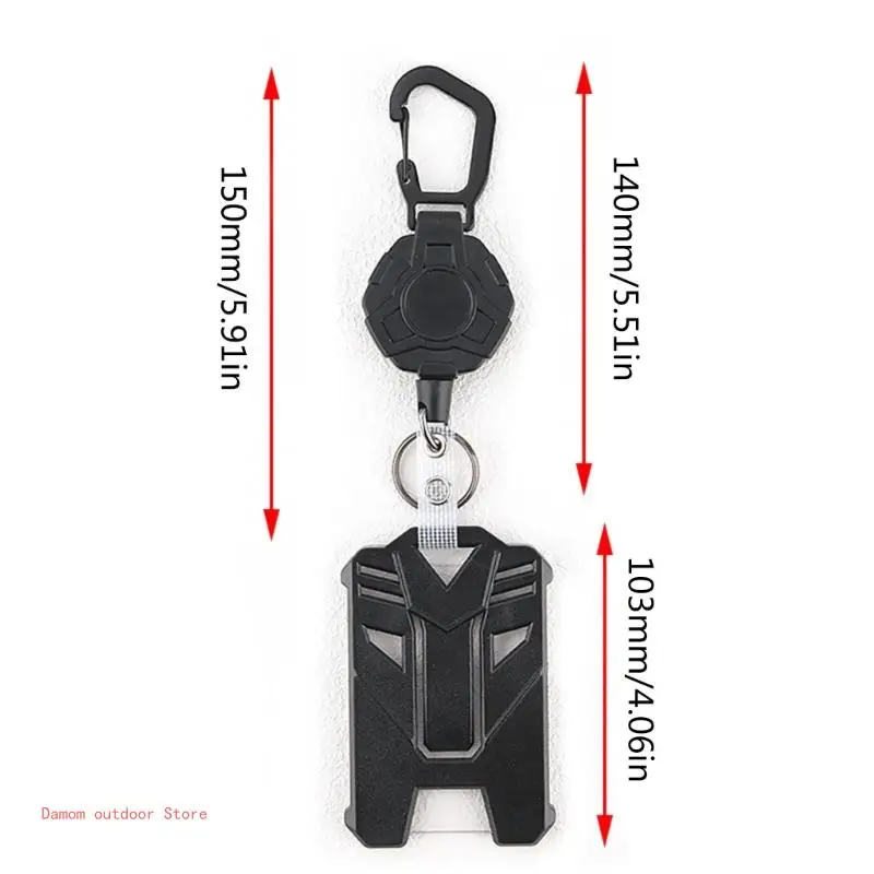 Набор стягивающихся держателей для бейджей набор брелков держатель тактических