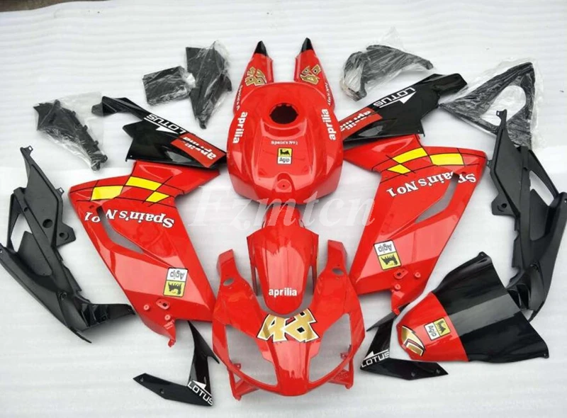 

Новый комплект обтекателей для мотоцикла ABS подходит для Aprilia RS125 RS4 50 125 2006 2007 2008 2009 2010 2011 06 - 11 кузов красный