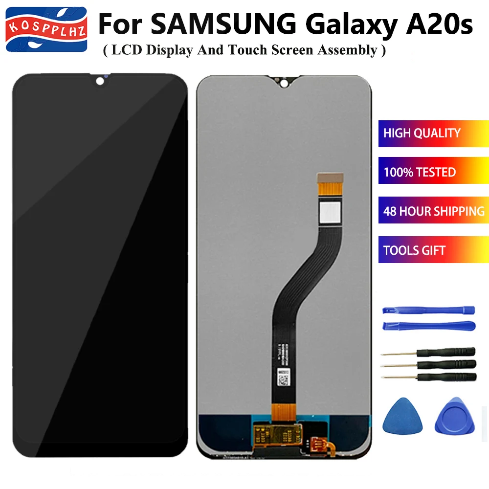 

6.5" For SAMSUNG Galaxy A20s LCD Display Touch Screen Replacement For Galaxy A20s A207 A2070 SM-A207F LCD + Tools & Glue