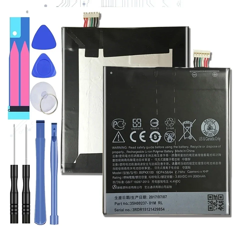 Replacement Mobile Phone Battery For HTC Desire 728 Dual SIM LTE 728G BOPJX100 2800mAh