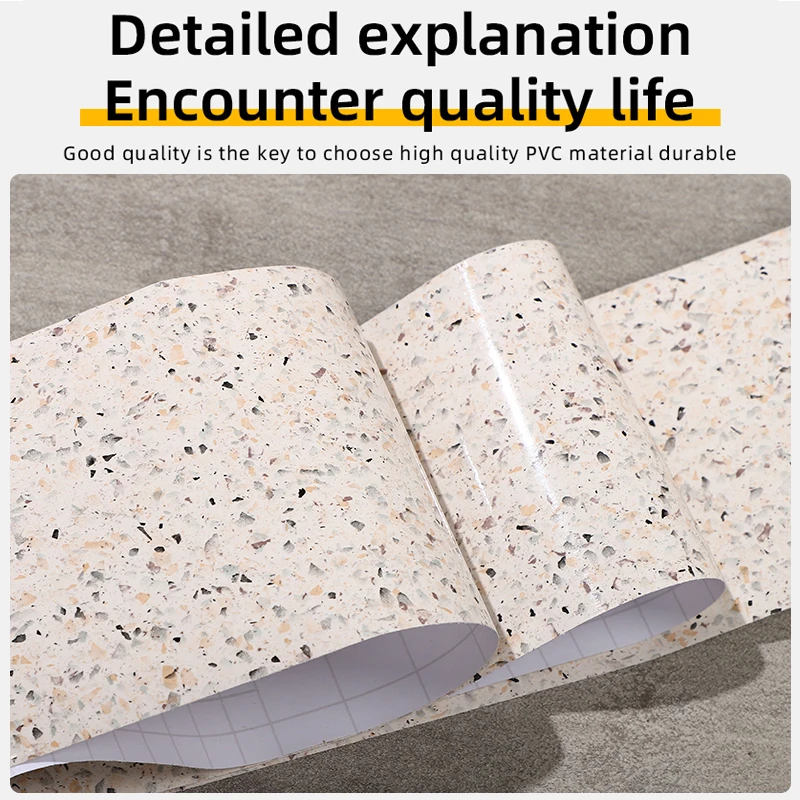 Искусственный бежевый цвет водонепроницаемые и утолщенные самоклеящиеся обои