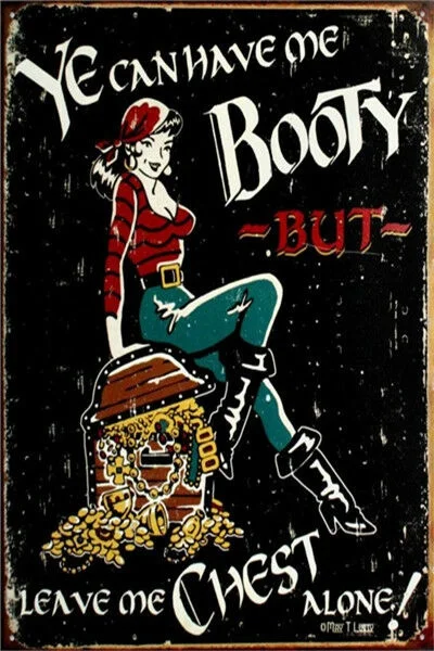 

Metal Tin Sign can have my booty Decor Bar Pub Home Vintage Retro Poster Cafe Tin metal tin sign 20x30cm 8x12inch