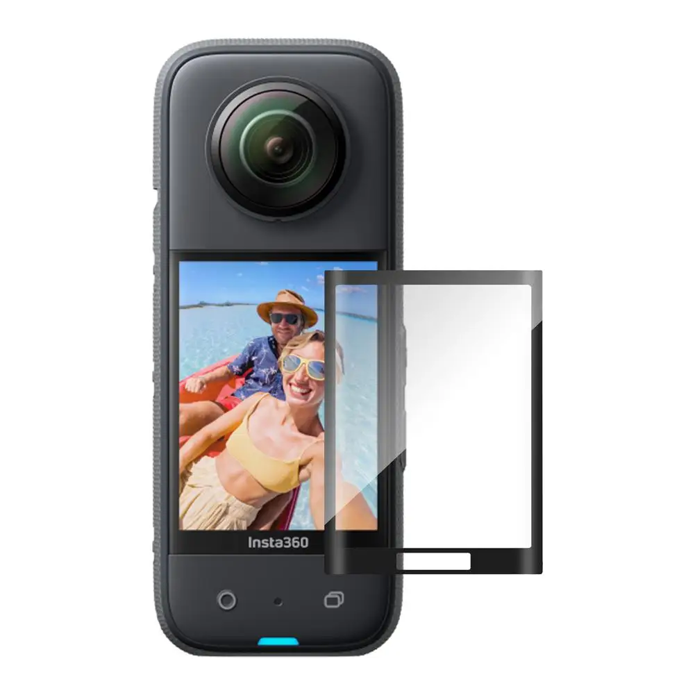 

2pcs Screen Protector Transparent HD Explosion-proof Tempered Glass Protective Film Compatible For Insta 360 X3