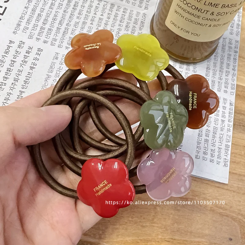 Маленькие красочные цветочные ~ Южная Корея Франция золотые Biao заколки для волос