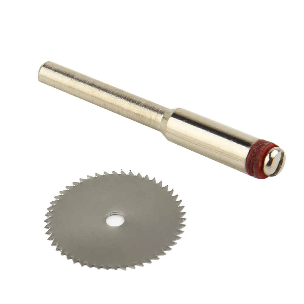 

15Pcs Circular Saw Blade With Connecting Rod Stainless Steel Cutting Wheel Disc For Metal Wood Cutting Discs Rotary Tool Access