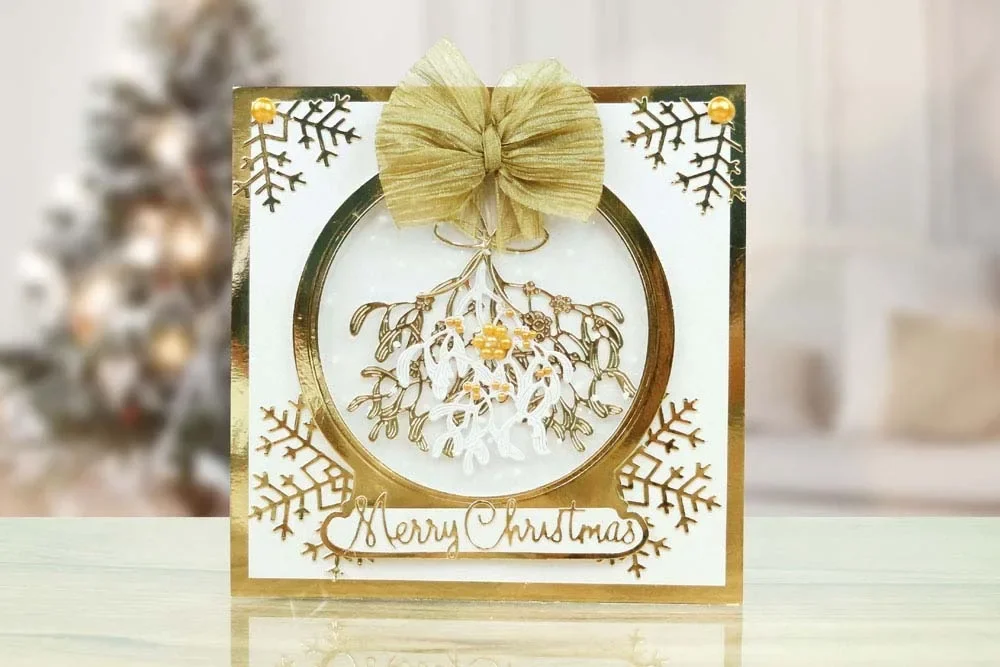 Набор для высечки омелы подвешивания новинка 2023 формы сделай сам скрапбукинга