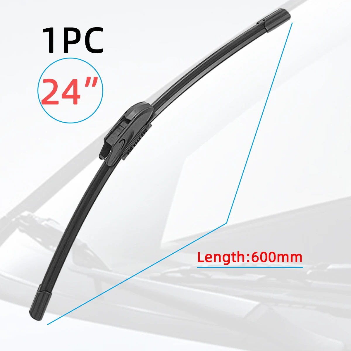

Универсальные Щетки Стеклоочистителя J/U-образной Формы Для Лобового Стекла Автомобиля, Высококачественная Резина