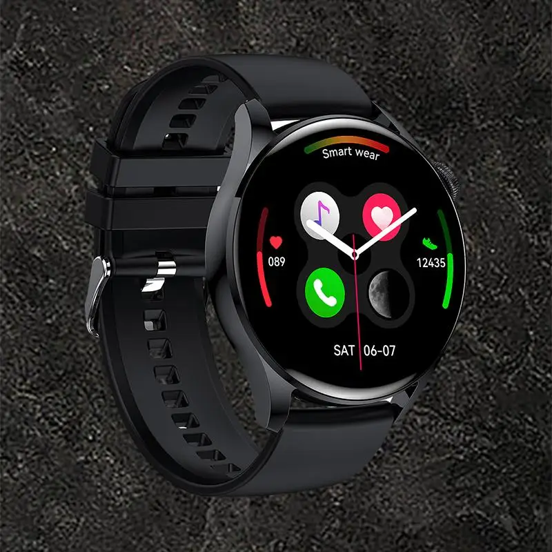

Умные часы GT3 с Bluetooth, отслеживанием пульса и артериального давления-Идеальный фитнес-компаньон для здоровья