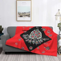 kabyle jewelry blanket 3d printed soft flannel fleece warm amazigh carpet morocco throw blankets for car bed sofa bedspreads