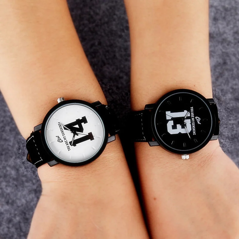 Новые часы с большим циферблатом для студентов средней школы корейские женские