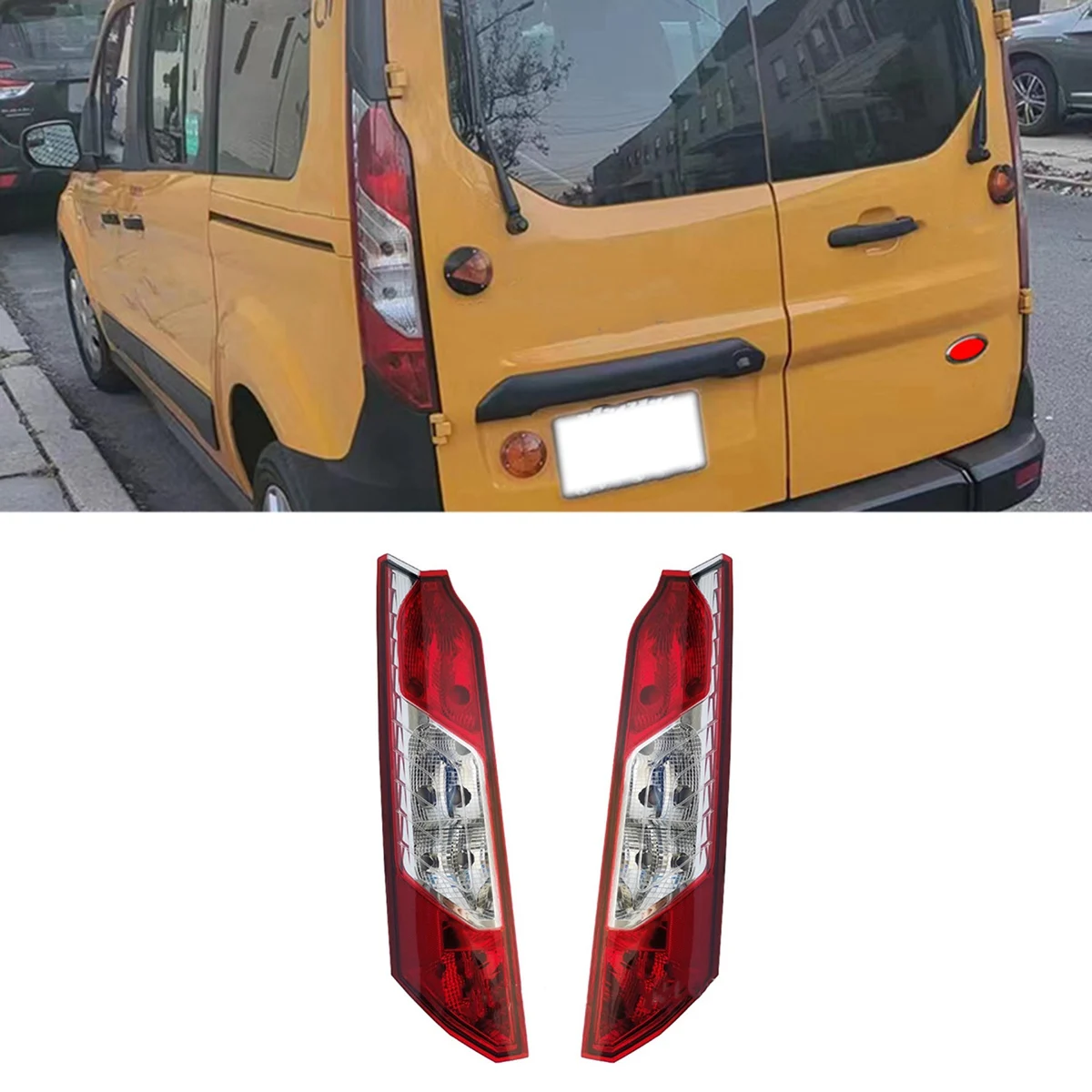 2 шт. для Ford Transit Connect MK2 Van 2014-2021 Автомобильная задняя фонарь