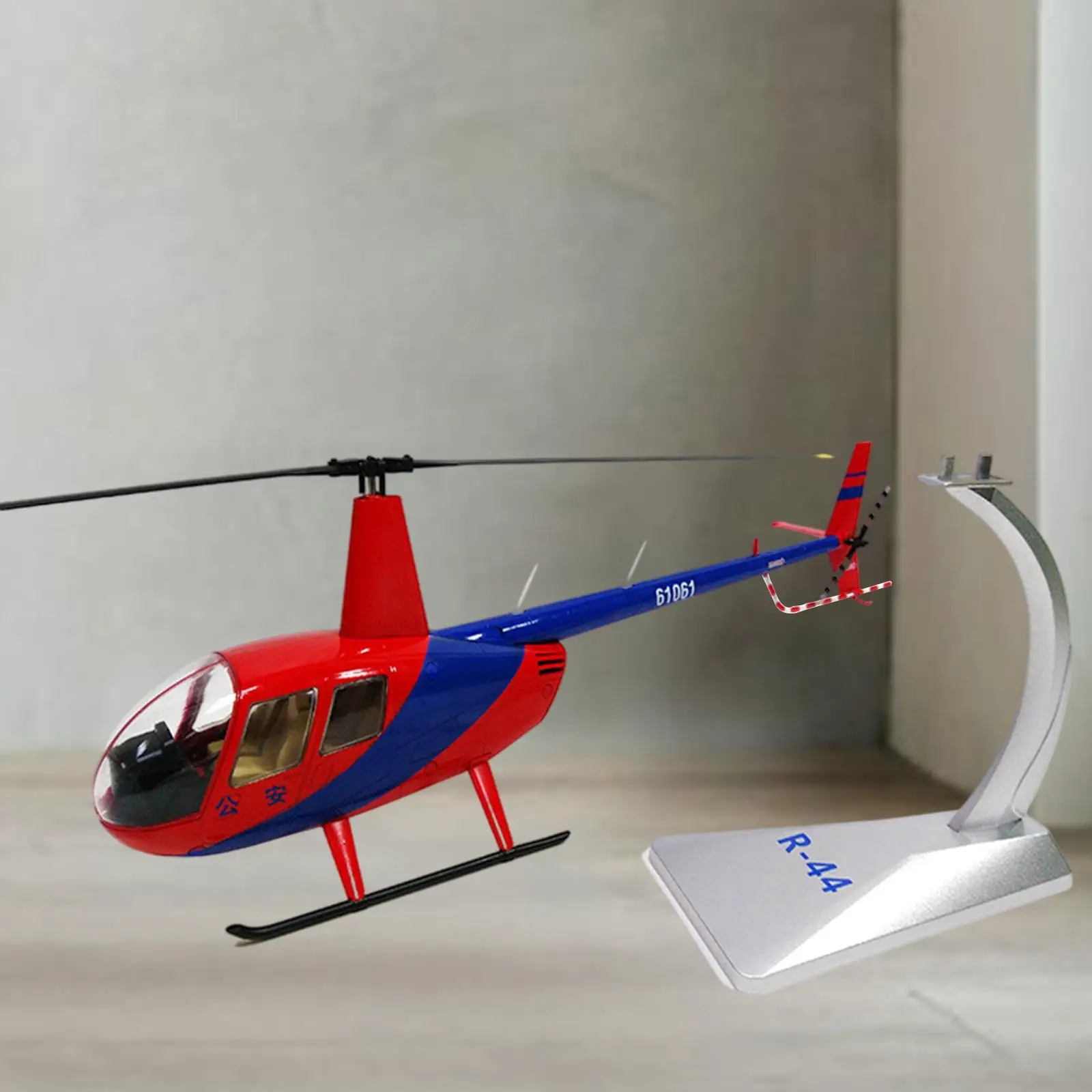 

1/32 R44 Airplane Helicopter Metal Model Diecast Airplane for