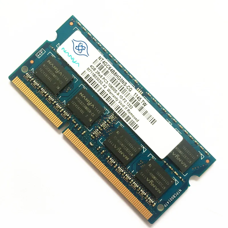 Nanya DDR3 RAMS 4 Гб 2RX8 1333 МГц PC3-10600S 204pin память для ноутбука ddr3 4 Гб 1333 ноутбук rams