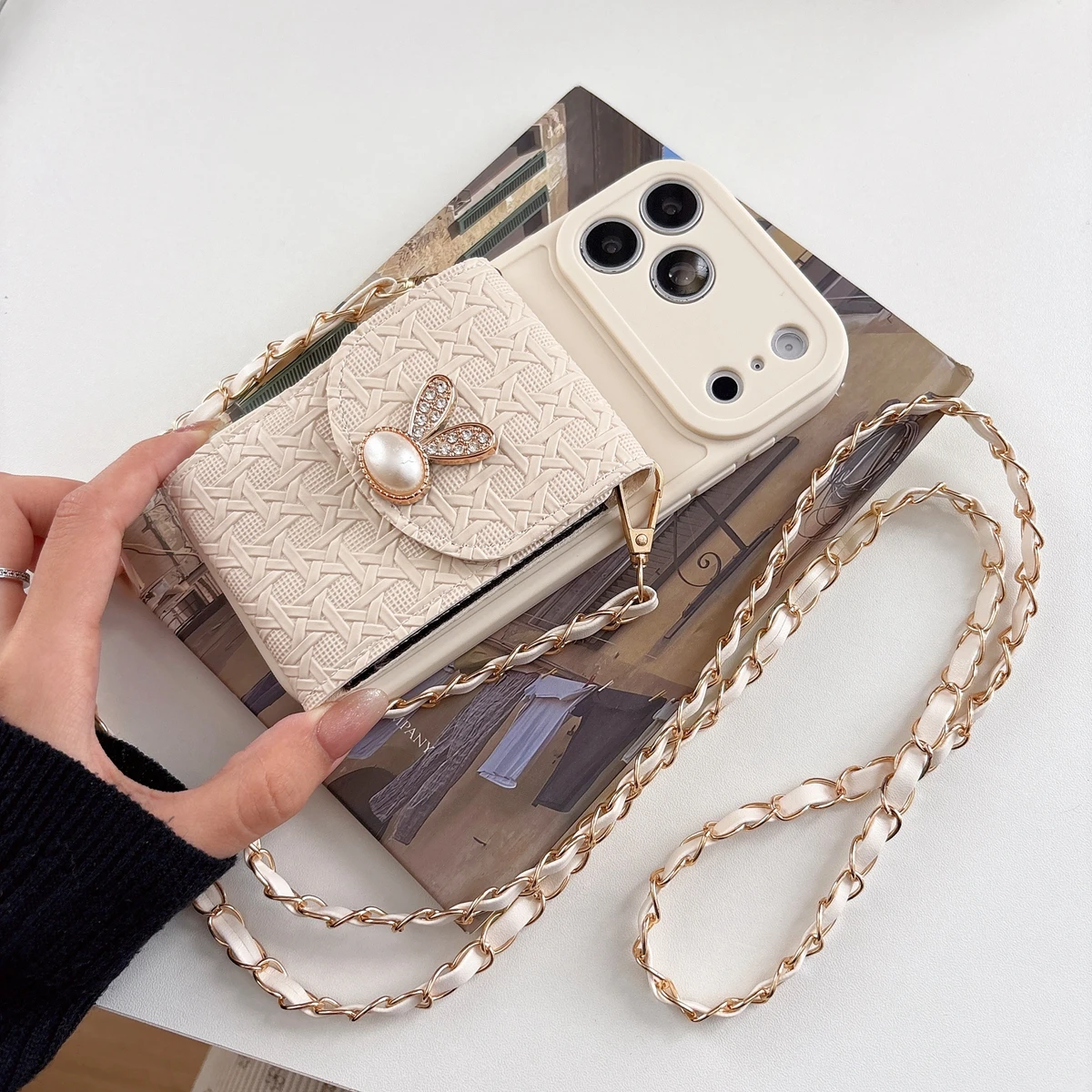 Фото Чехол-кошелек Rabbit Chain Multi Card Wallet для Honor 600 400 300 200 90 600 Lite 400 Smart 100 80 70 60 50 30 20 Pro 10 20i №5