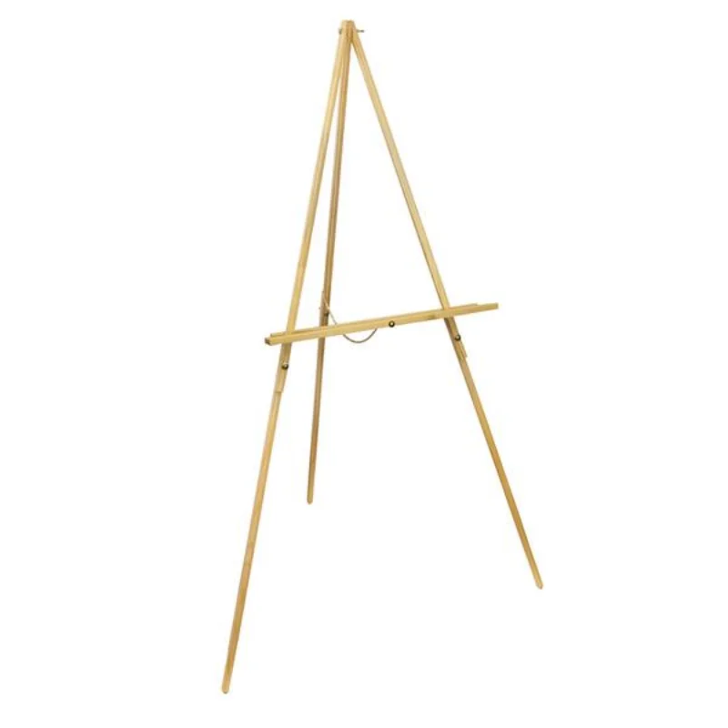 

WJ-7 Portable Triangle Beech Easel Showing Stand Burlywood[US Stock]