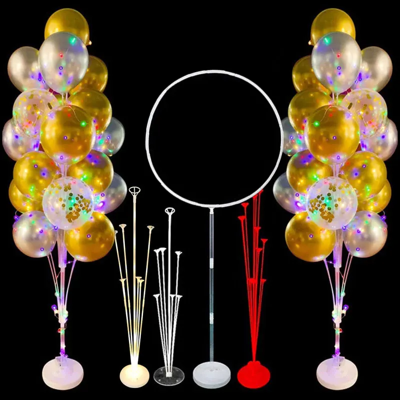 

1/2Set Balloons Stand Balloon Holder Column Confetti Balloon Baby Shower Kids Birthday Party Wedding Table Decoration Eid Baloon