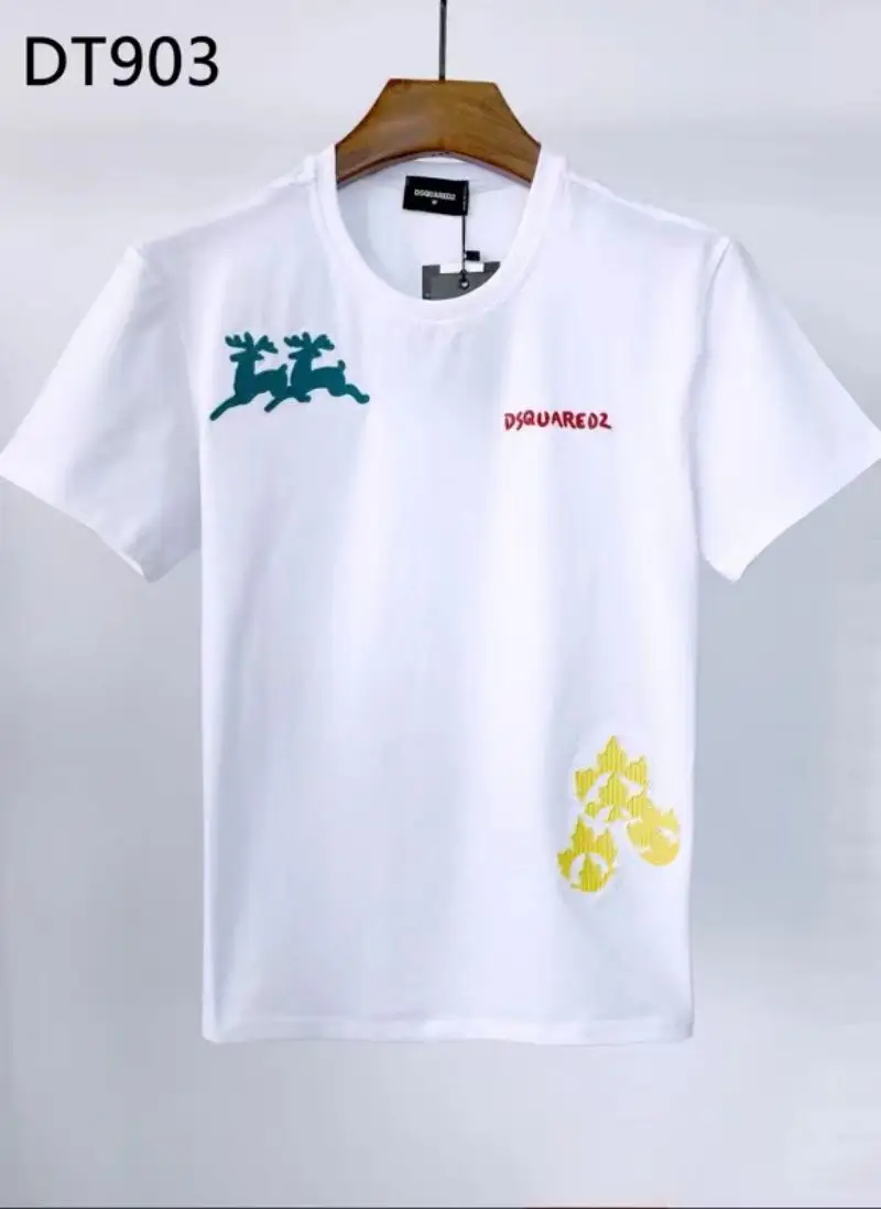 

2021 New Fashion Trendy Brand DSQUARED2 Senior Men's Printed T-Shirt DT903