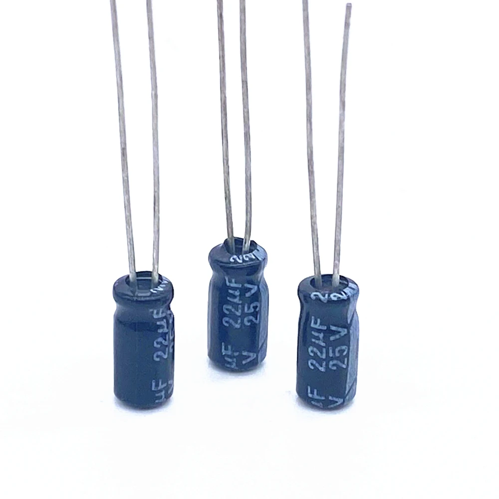

Алюминиевый электролитический конденсатор, Размер 4*7 22UF25V 20%, 60 шт./лот, 25 в, 22 мкФ