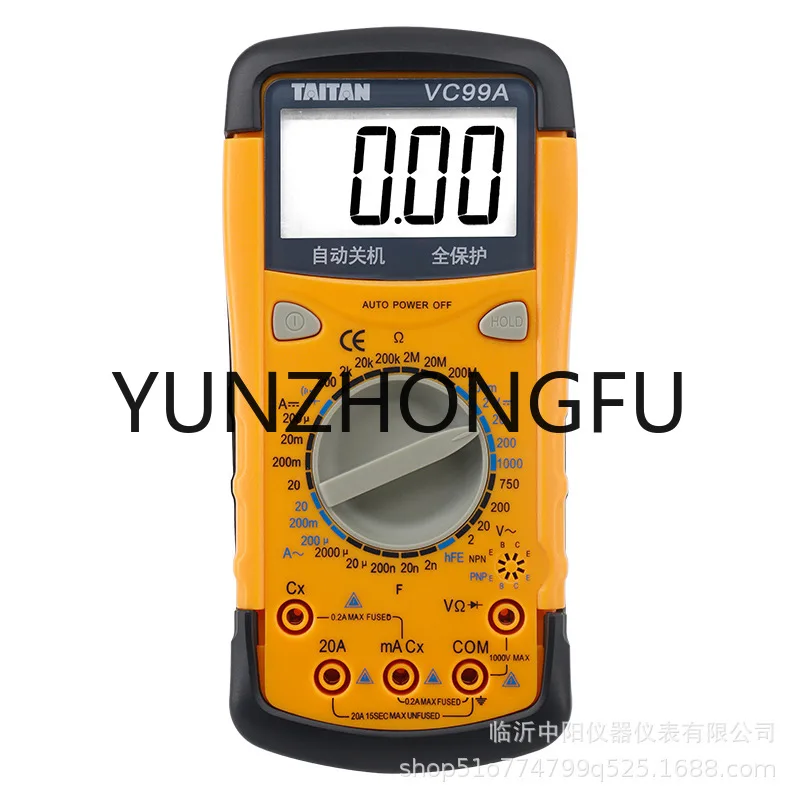 

Мультиметр VC99A/T91E Цифровой Высокоточный полностью автоматический электрический Универсальный измеритель цифровой дисплей мультиметр
