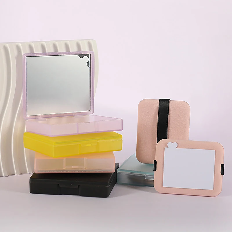 100 листов портативной бумаги для поглощения масла лица с зеркальным футляром