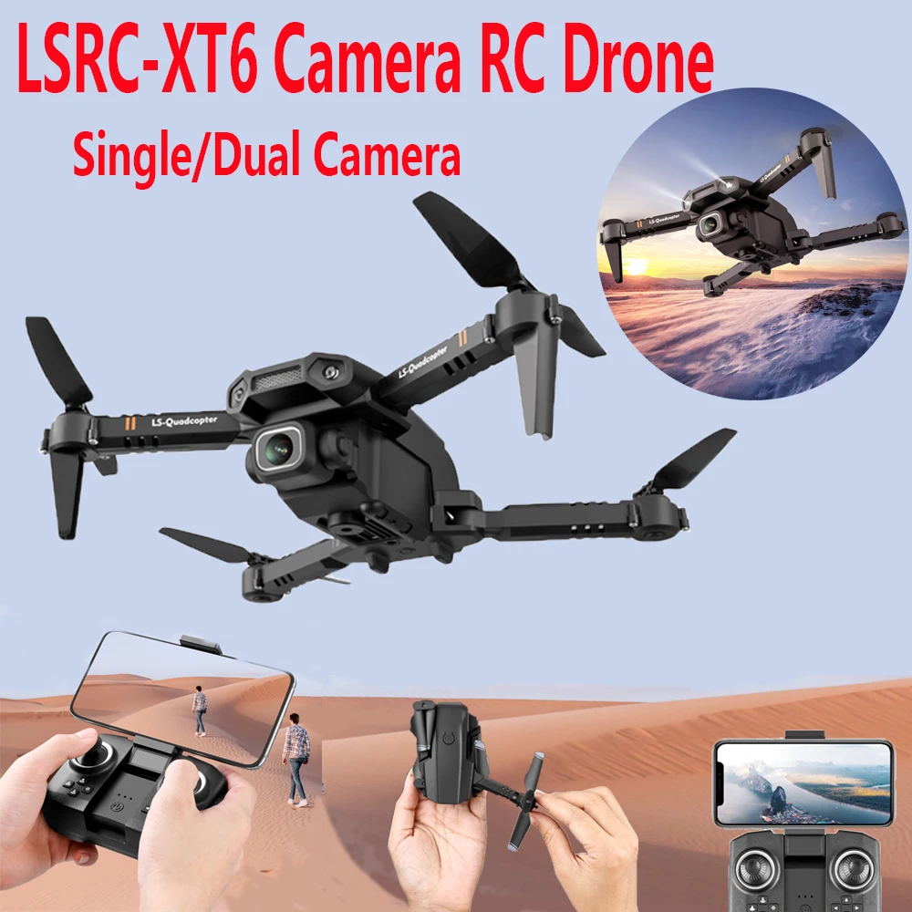 Радиоуправляемый квадрокоптер LSRC-XT6 с камерой складной батареей 1080P |